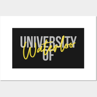 University of Waterloo - Neon Sign Posters and Art